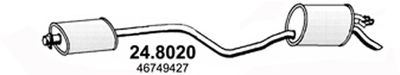 248020 ASSO Средний  конечный глушитель ОГ
