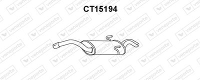 CT15194 VENEPORTE Глушитель выхлопных газов конечный