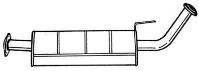 38412 SIGAM Средний глушитель выхлопных газов