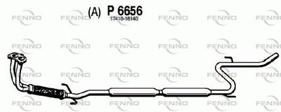 P6656 FENNO Предглушитель выхлопных газов
