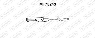 MT75243 VENEPORTE Предглушитель выхлопных газов