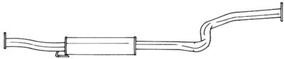 65411 SIGAM Средний глушитель выхлопных газов