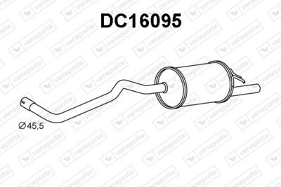 DC16095 VENEPORTE Глушитель выхлопных газов конечный