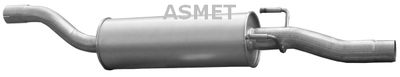 02057 ASMET Средний глушитель выхлопных газов