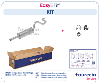 FS30525 Faurecia Глушитель выхлопных газов конечный