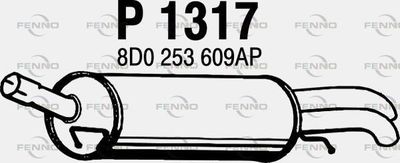 P1317 FENNO Глушитель выхлопных газов конечный