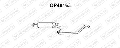 OP40163 VENEPORTE Предглушитель выхлопных газов