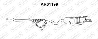 AR01199 VENEPORTE Глушитель выхлопных газов конечный