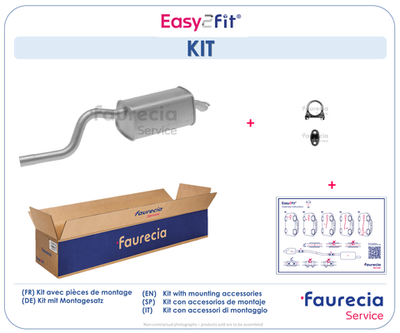 FS55327 Faurecia Глушитель выхлопных газов конечный