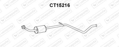 CT15216 VENEPORTE Предглушитель выхлопных газов