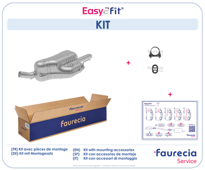 FS40746 Faurecia Глушитель выхлопных газов конечный