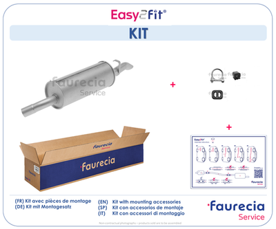 FS40299 Faurecia Глушитель выхлопных газов конечный