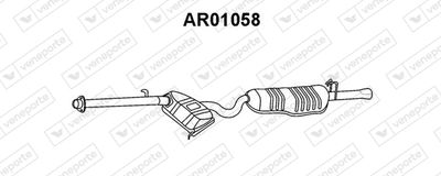 AR01058 VENEPORTE Глушитель выхлопных газов конечный