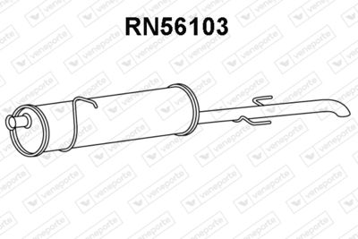 RN56103 VENEPORTE Глушитель выхлопных газов конечный