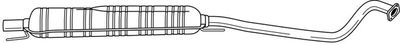 40468 SIGAM Средний глушитель выхлопных газов