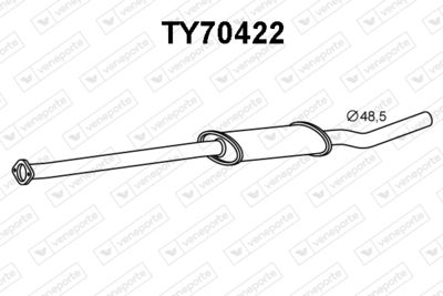 TY70422 VENEPORTE Предглушитель выхлопных газов