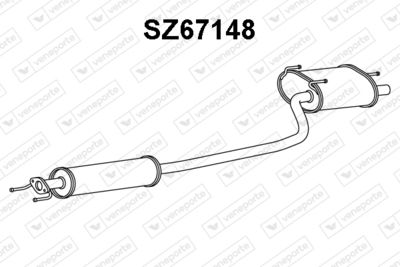 SZ67148 VENEPORTE Глушитель выхлопных газов конечный