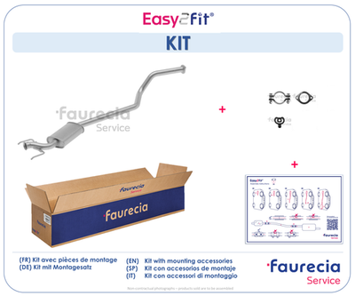 FS55155 Faurecia Предглушитель выхлопных газов