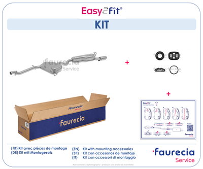 FS25468 Faurecia Глушитель выхлопных газов конечный