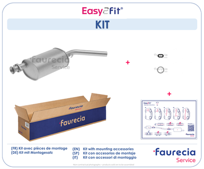 FS55333 Faurecia Глушитель выхлопных газов конечный