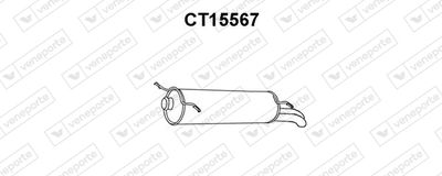 CT15567 VENEPORTE Глушитель выхлопных газов конечный