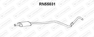 RN55031 VENEPORTE Средний глушитель выхлопных газов