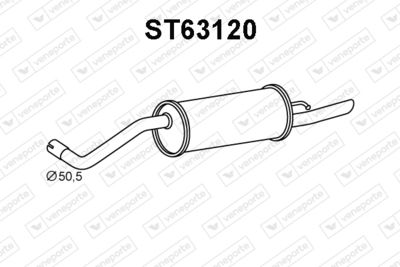ST63120 VENEPORTE Глушитель выхлопных газов конечный