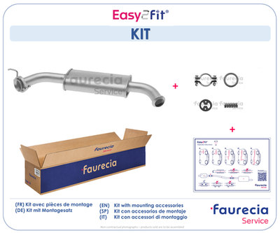 FS55290 Faurecia Предглушитель выхлопных газов