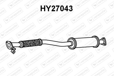 HY27043 VENEPORTE Предглушитель выхлопных газов