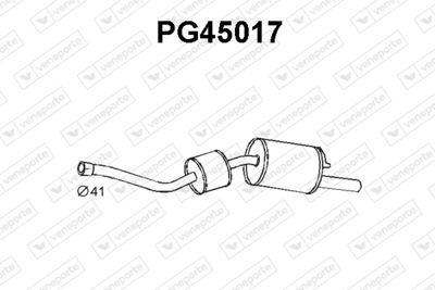 PG45017 VENEPORTE Глушитель выхлопных газов конечный