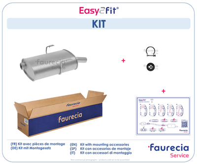 FS45603 Faurecia Глушитель выхлопных газов конечный