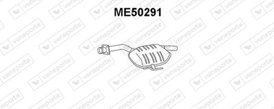 ME50291 VENEPORTE Предглушитель выхлопных газов