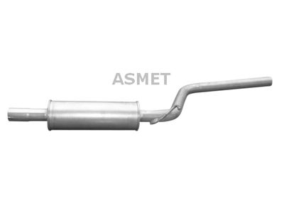 03108 ASMET Средний глушитель выхлопных газов