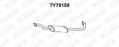 TY70158 VENEPORTE Предглушитель выхлопных газов