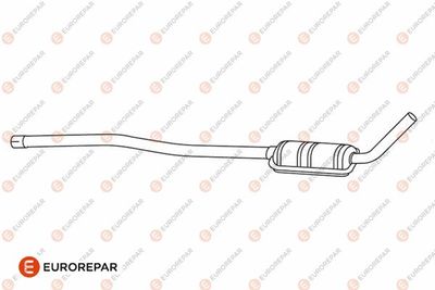 E12899K EUROREPAR Предглушитель выхлопных газов