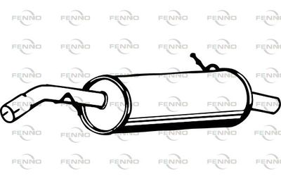 P1882 FENNO Глушитель выхлопных газов конечный