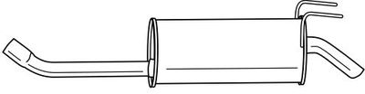 13652 SIGAM Глушитель выхлопных газов конечный