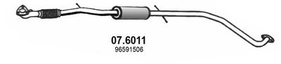 076011 ASSO Средний глушитель выхлопных газов