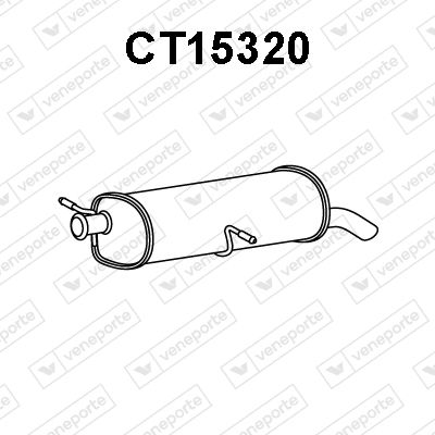 CT15320 VENEPORTE Глушитель выхлопных газов конечный