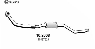 102008 ASSO Предглушитель выхлопных газов