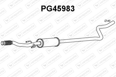 PG45983 VENEPORTE Предглушитель выхлопных газов