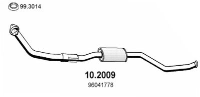 102009 ASSO Предглушитель выхлопных газов