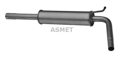 21030 ASMET Средний глушитель выхлопных газов