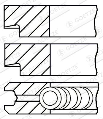 WG1186888 WILMINK GROUP Комплект поршневых колец