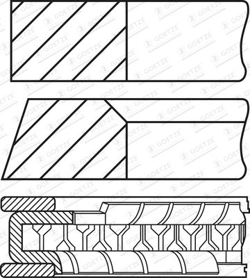 WG2202082 WILMINK GROUP Комплект поршневых колец