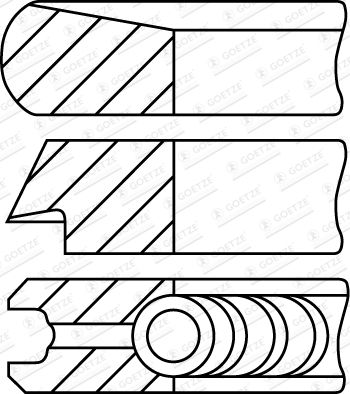 WG2294343 WILMINK GROUP Комплект поршневых колец