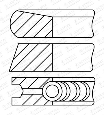 WG2171371 WILMINK GROUP Комплект поршневых колец