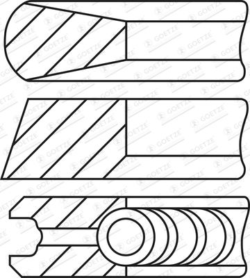 WG1938999 WILMINK GROUP Комплект поршневых колец