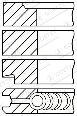 WG1096593 WILMINK GROUP Комплект поршневых колец