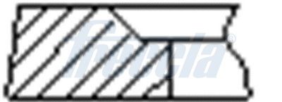 WG1945991 WILMINK GROUP Комплект поршневых колец